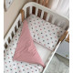 Постільна білизна Msonya Happy night Сердечка пудра