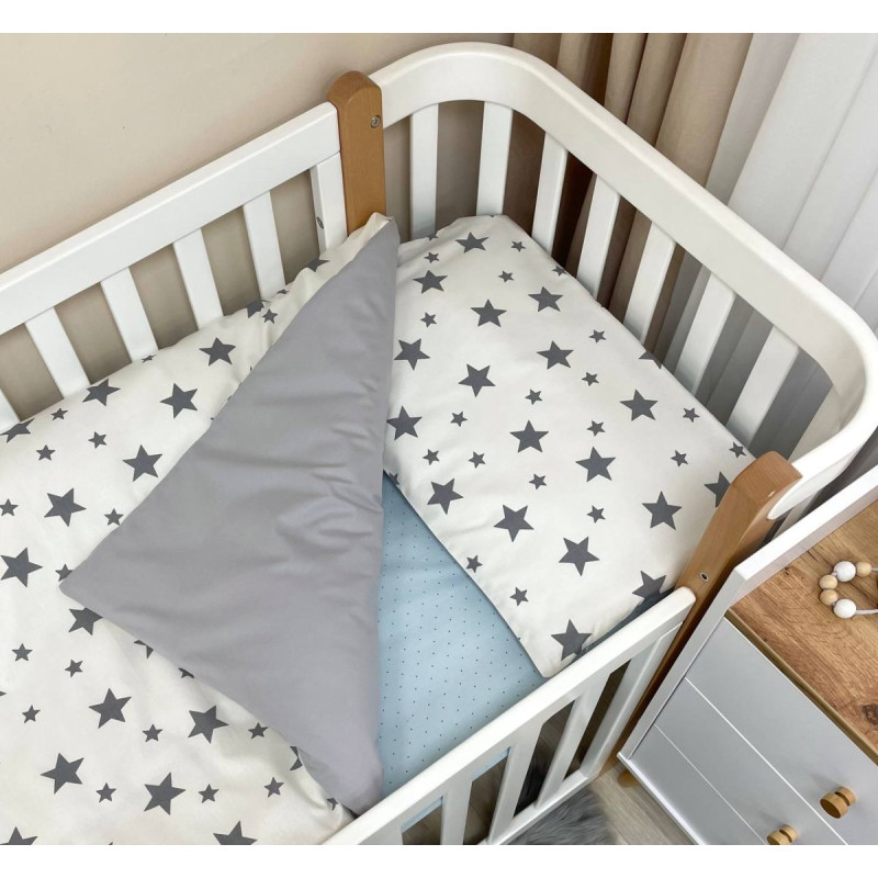 Постільна білизна Msonya Happy night Зірки сірі 03107387