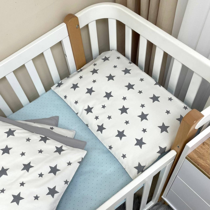 Постільна білизна Msonya Happy night Зірки сірі 03107387