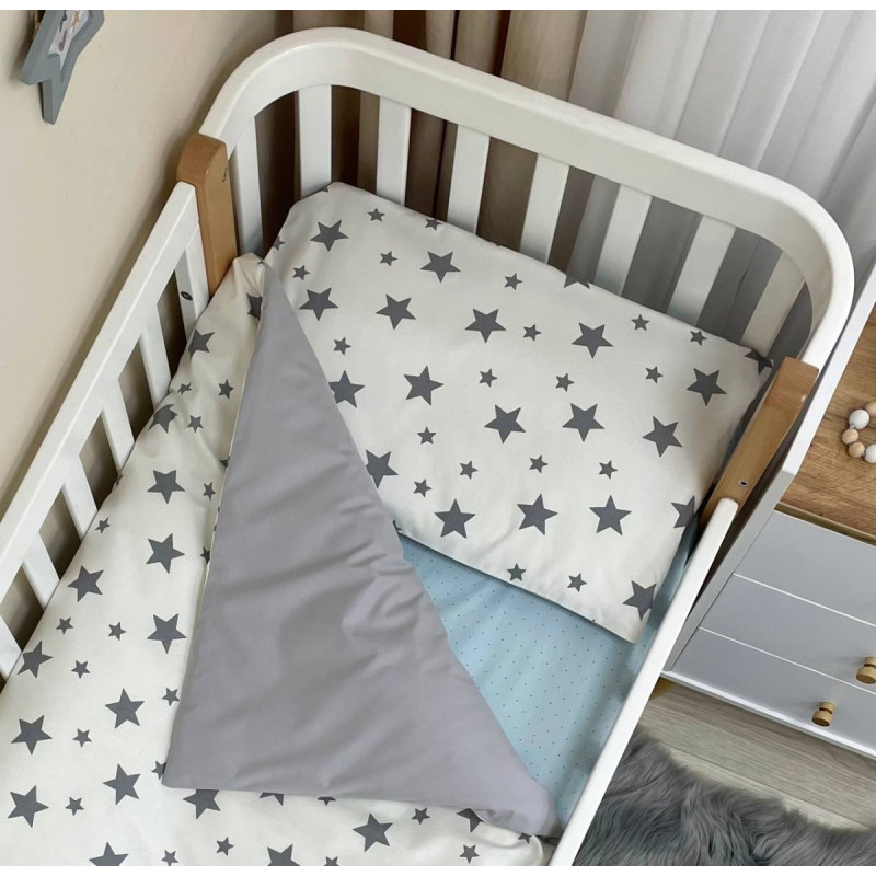 Постільна білизна Msonya Happy night Зірки сірі 03107387