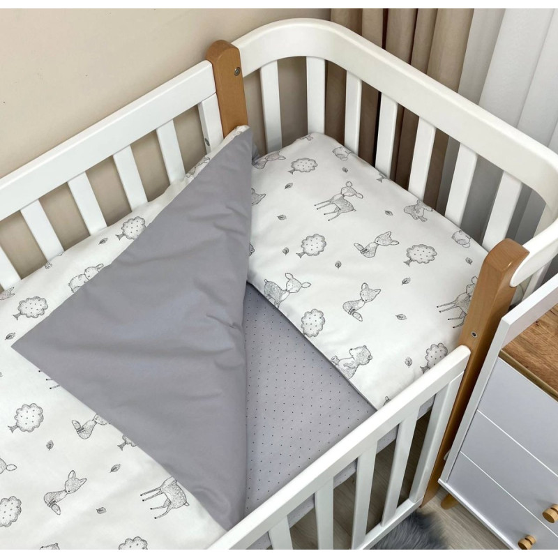 Постільна білизна Msonya Happy night Звірята сірі 03107642