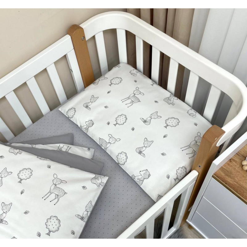 Постільна білизна Msonya Happy night Звірята сірі 03107642