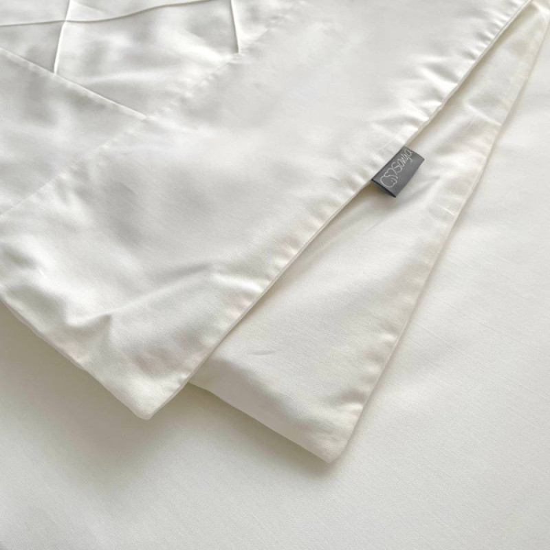 Постільна білизна Msonya Простирадло унісекс однотонний молочний 031535