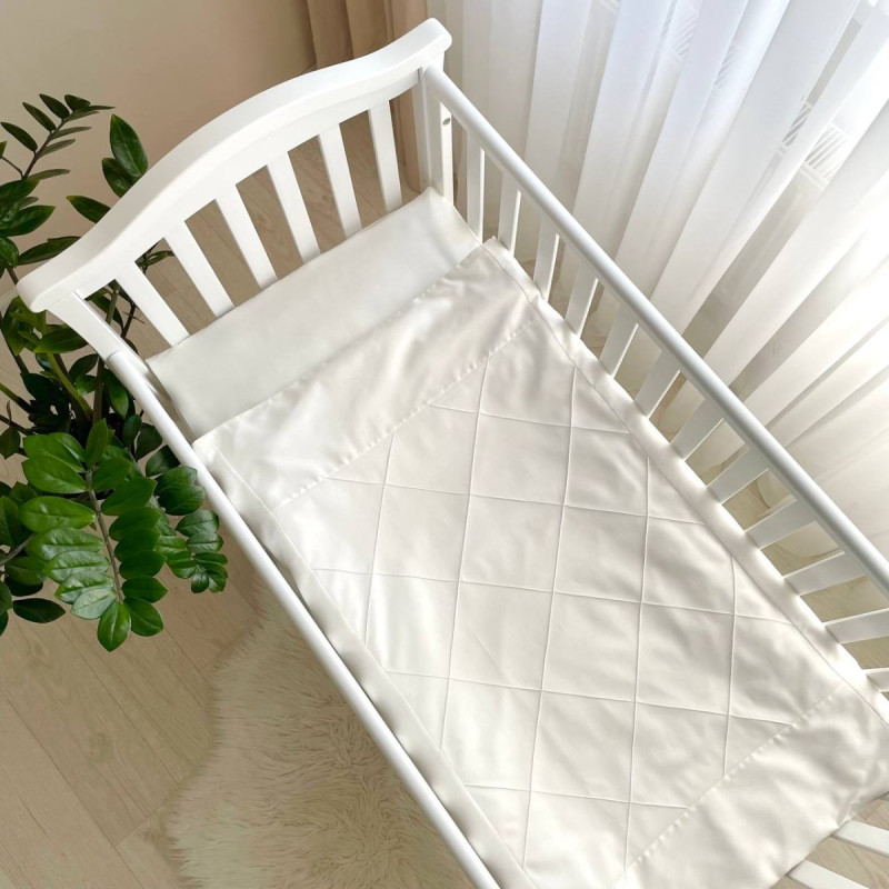 Постільна білизна Msonya Простирадло унісекс однотонний молочний 031535