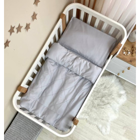 Постільна білизна Msonya Простирадло унісекс однотонний сірий 031552