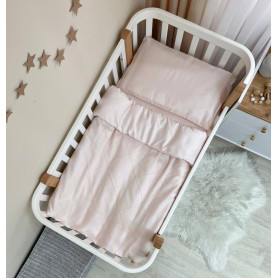 Постільна білизна Msonya Простирадло дівчина однотонний пудра 031579