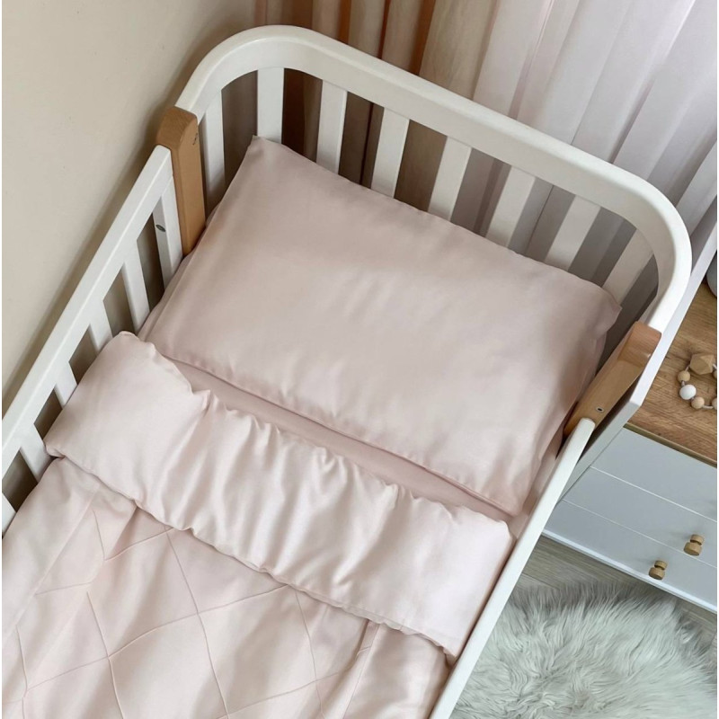 Постільна білизна Msonya Простирадло дівчина однотонний пудра 031579