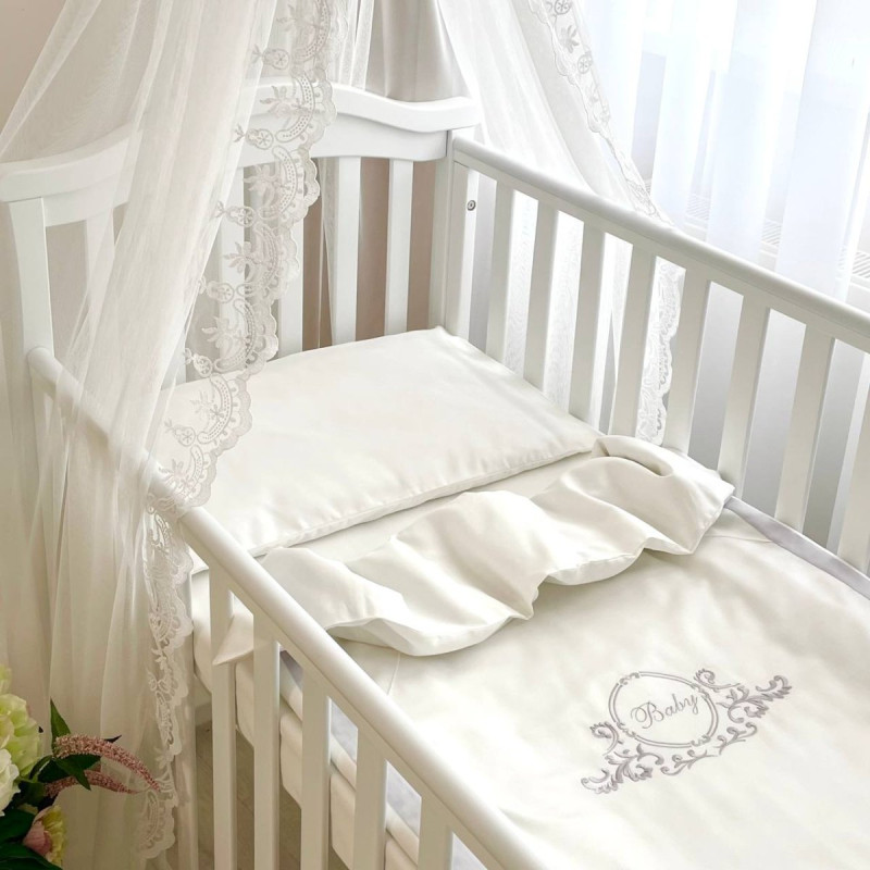 Постільна білизна Msonya Belissimo світло-сірий