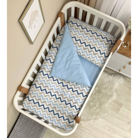 Постільна білизна Msonya Простирадло хлопець з малюнком блакитний 0365252