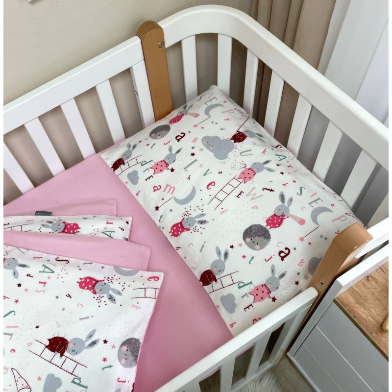 Постільна білизна Msonya Простирадло дівчина з малюнком рожевий 036586