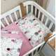 Постільна білизна Msonya Простирадло дівчина з малюнком рожевий 036586