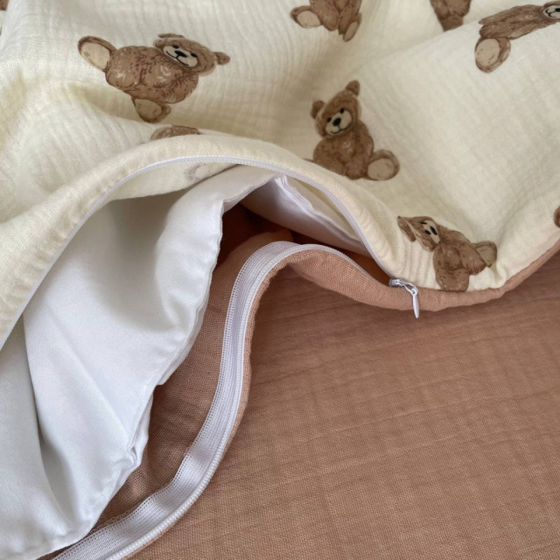 Постільна білизна Msonya муслін Teddy на молочному