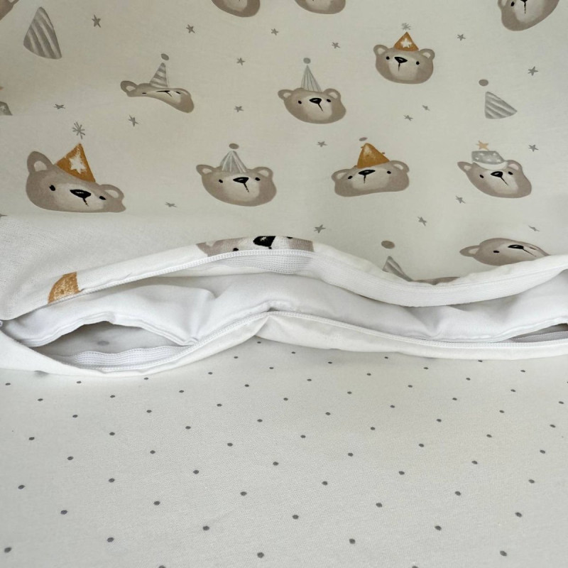 Постільна білизна Msonya Простирадло хлопець з малюнком сірий 039101