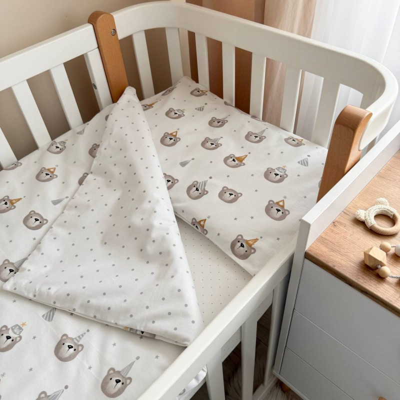 Постільна білизна Msonya Простирадло хлопець з малюнком сірий 039101