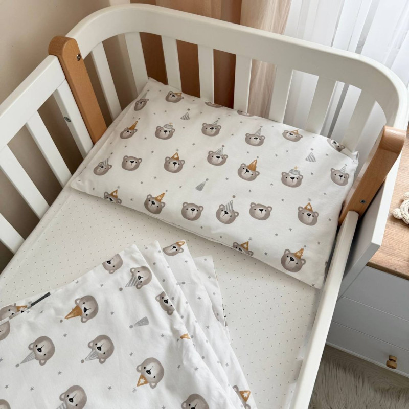 Постільна білизна Msonya Простирадло хлопець з малюнком сірий 039101