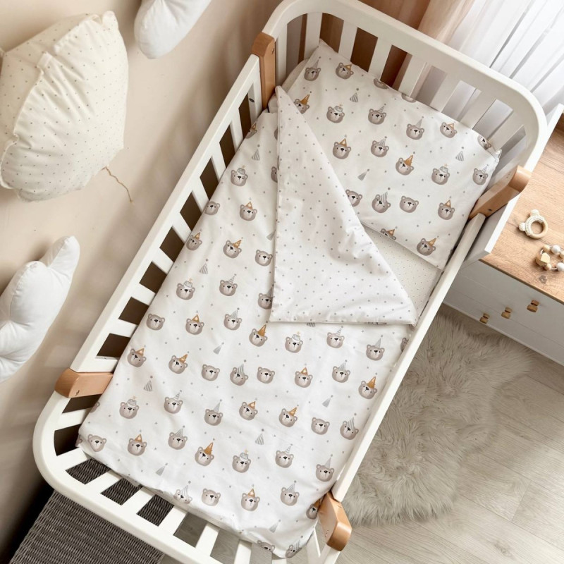 Постільна білизна Msonya Простирадло хлопець з малюнком сірий 039101