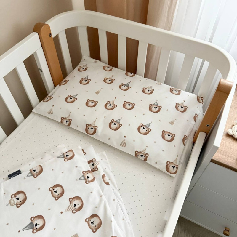 Постільна білизна Msonya Простирадло хлопець з малюнком бежевий