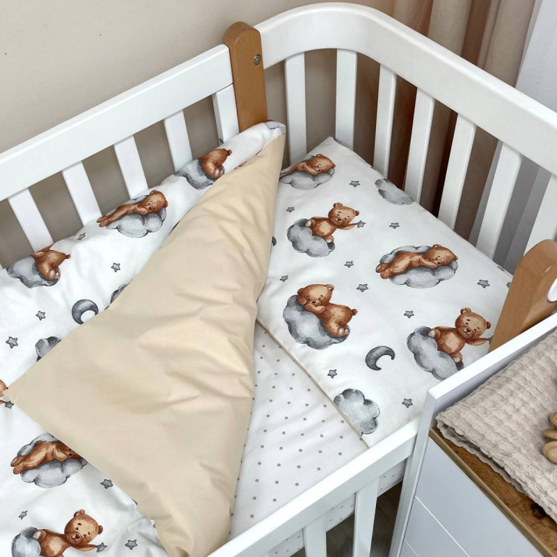 Постільна білизна Msonya Простирадло унісекс з малюнком бежевий 0391129