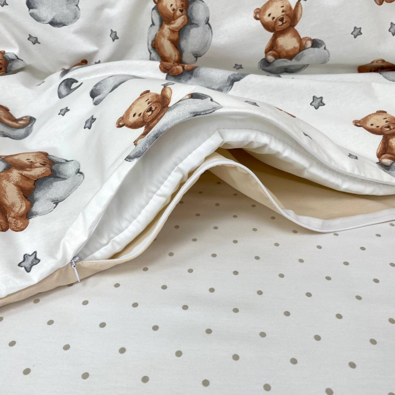 Постільна білизна Msonya Простирадло унісекс з малюнком бежевий 0391129