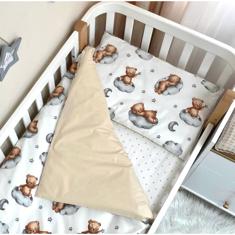 Постільна білизна Msonya Простирадло унісекс з малюнком бежевий 0391129