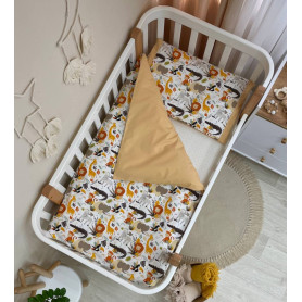 Постільна білизна Msonya Простирадло унісекс з малюнком гірчиця