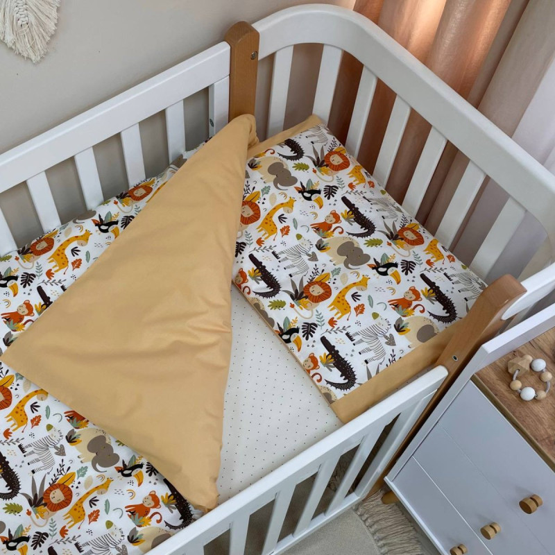 Постільна білизна Msonya Простирадло унісекс з малюнком гірчиця