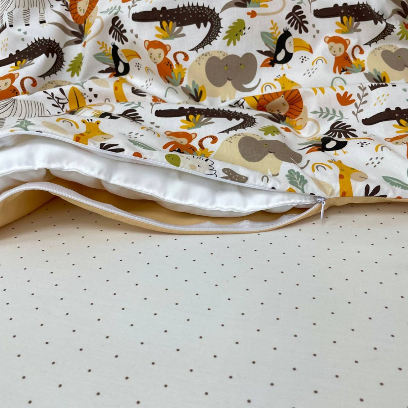 Постільна білизна Msonya Простирадло унісекс з малюнком гірчиця