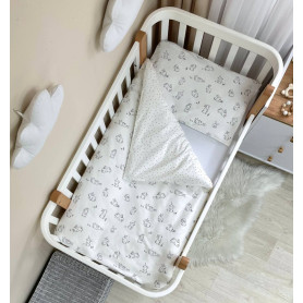 Постільна білизна Msonya Простирадло унісекс з малюнком білий 0391250