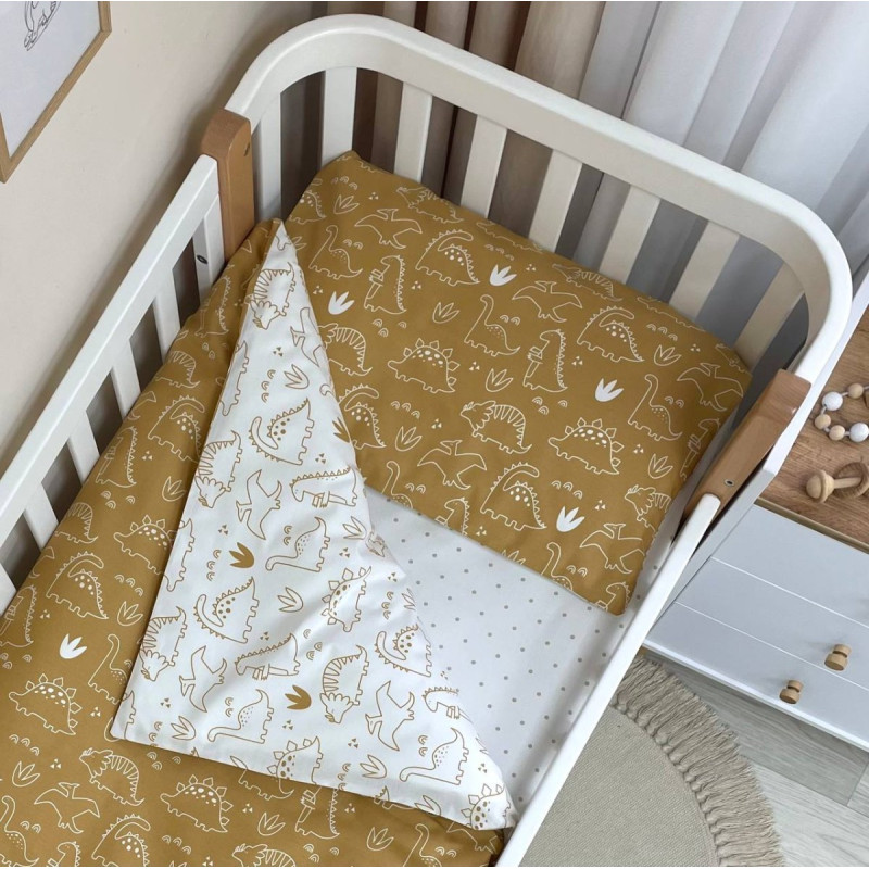 Постільна білизна Msonya Простирадло хлопець з малюнком гірчиця