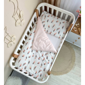 Постільна білизна Msonya Простирадло дівчина з малюнком пудра 0391404