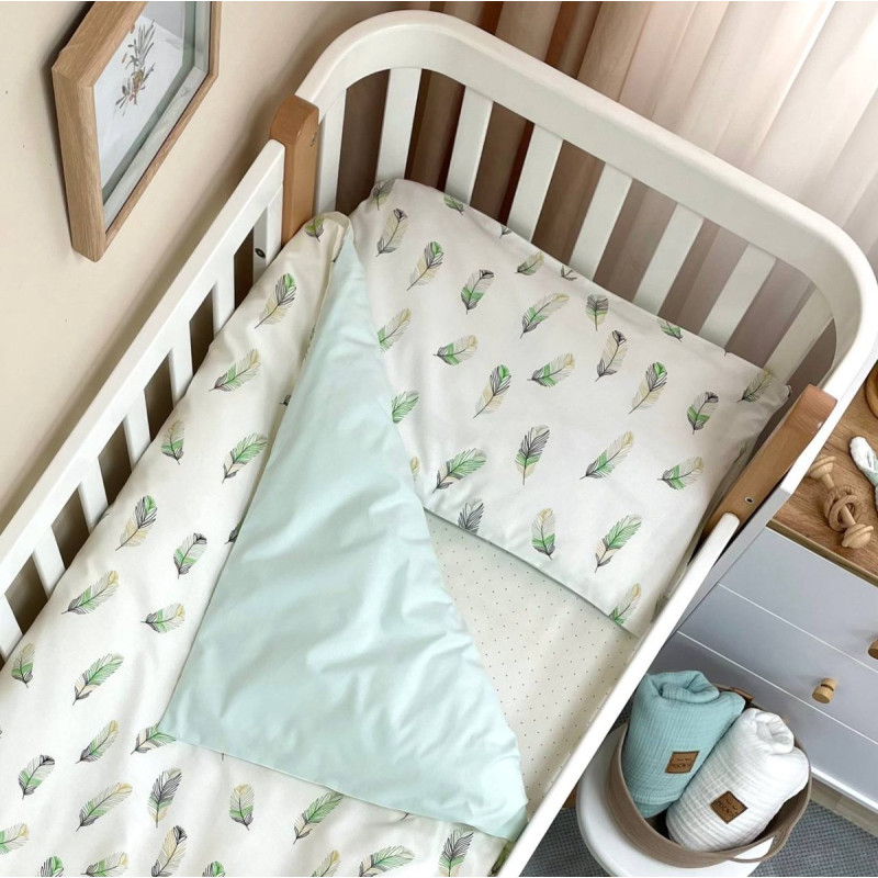 Постільна білизна Msonya Простирадло унісекс з малюнком мята 0391405