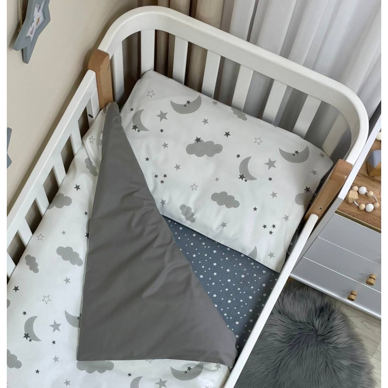 Постільна білизна Msonya Простирадло унісекс з малюнком сірий 0391487