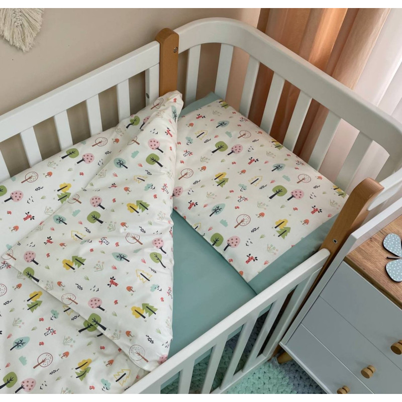 Постільна білизна Msonya Простирадло унісекс з малюнком мята 0391512