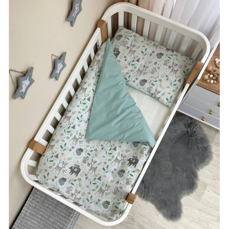 Постільна білизна Msonya Простирадло унісекс з малюнком мята 0391597