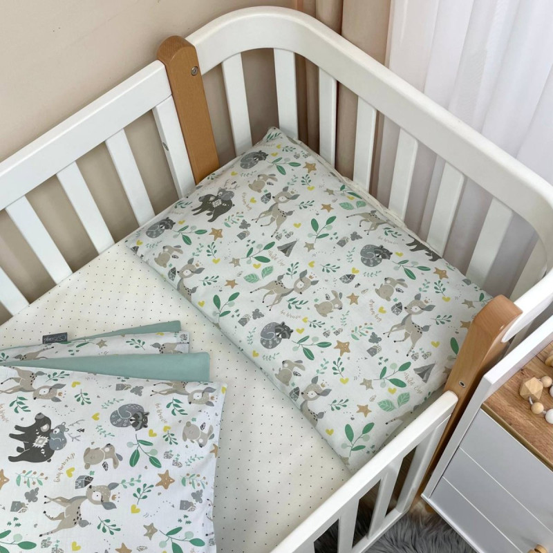 Постільна білизна Msonya Простирадло унісекс з малюнком мята 0391597