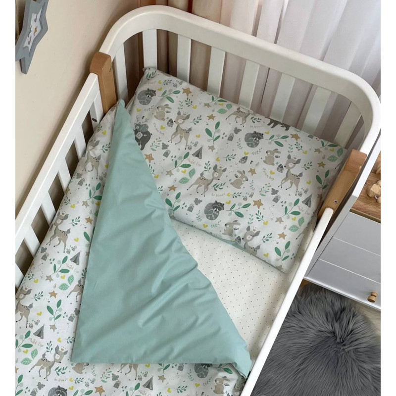 Постільна білизна Msonya Простирадло унісекс з малюнком мята 0391597