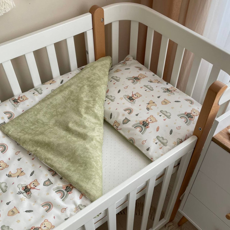 Постільна білизна Msonya Простирадло хлопець з малюнком мята 0391678