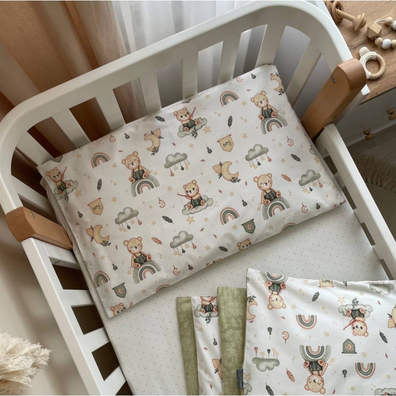 Постільна білизна Msonya Простирадло хлопець з малюнком мята 0391678