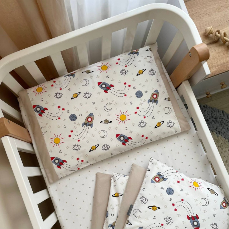 Постільна білизна Msonya Простирадло хлопець з малюнком Капучино