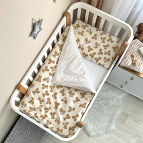 Постільна білизна Msonya Простирадло унісекс з малюнком бежевий 0391759