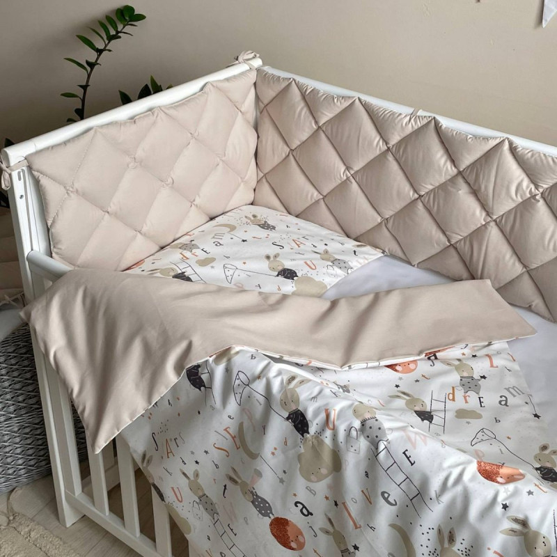 Постільна білизна Msonya Простирадло унісекс з малюнком бежевий 039189