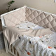 Постільна білизна Msonya Простирадло унісекс з малюнком бежевий 039189
