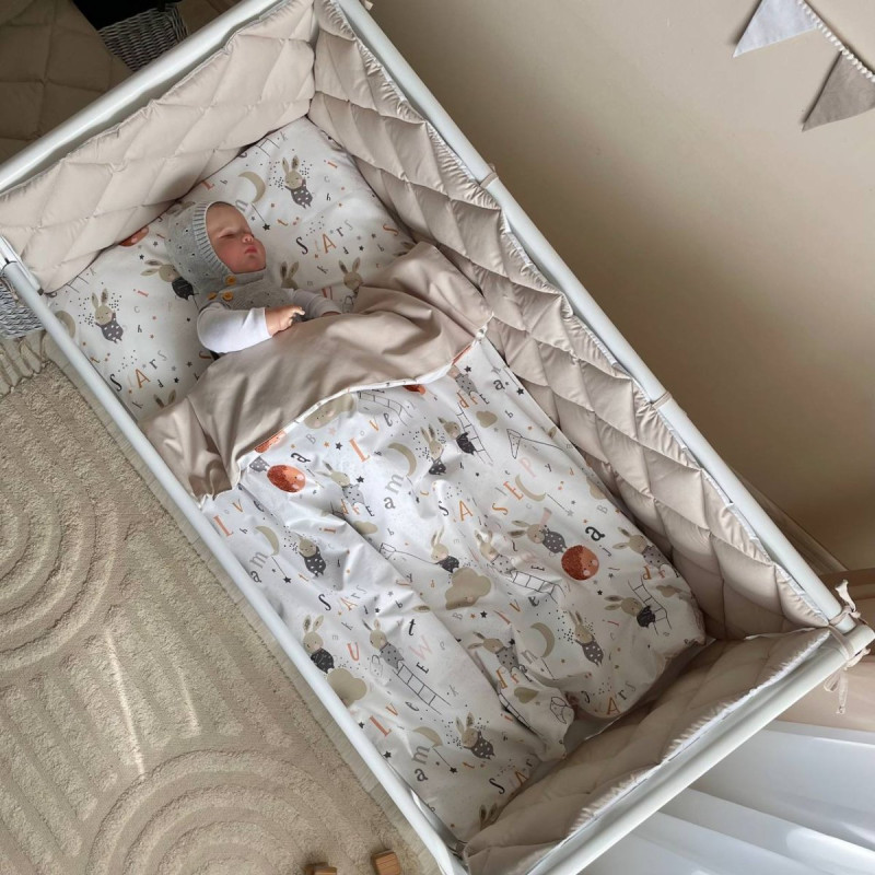 Постільна білизна Msonya Простирадло унісекс з малюнком бежевий 039189