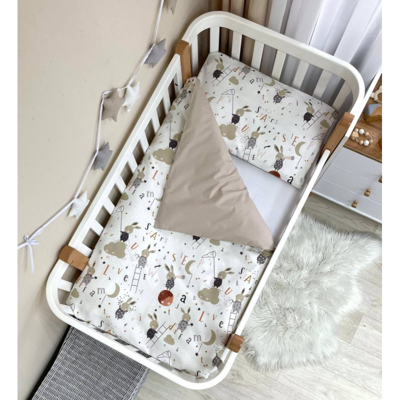 Постільна білизна Msonya Простирадло унісекс з малюнком бежевий 039189