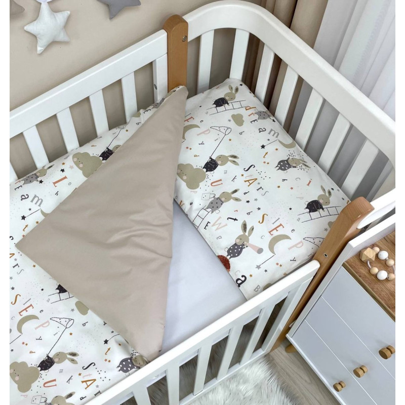 Постільна білизна Msonya Простирадло унісекс з малюнком бежевий 039189