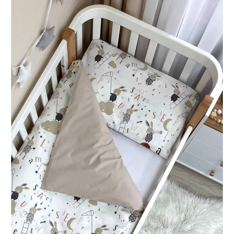 Постільна білизна Msonya Простирадло унісекс з малюнком бежевий 039189