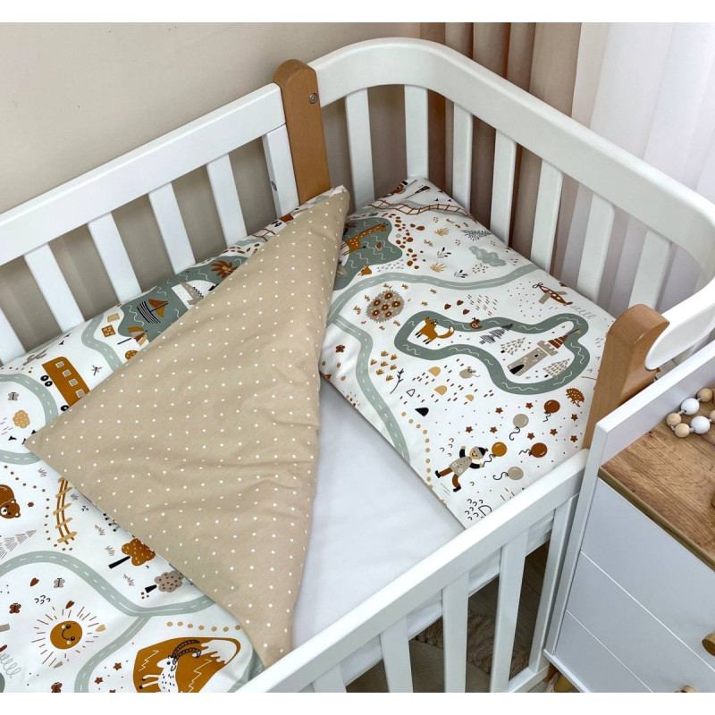 Постільна білизна Msonya Простирадло унісекс з малюнком цегляний