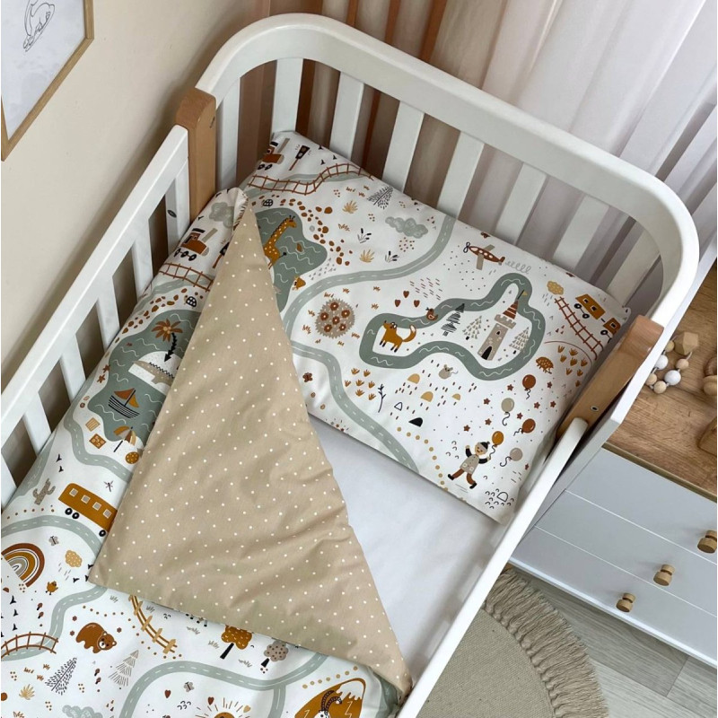 Постільна білизна Msonya Простирадло унісекс з малюнком цегляний