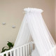 Балдахін Msonya універсальний із зірочками ХL білий