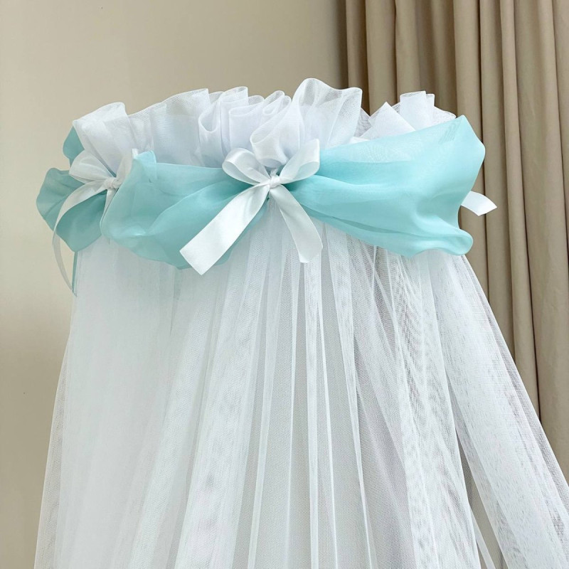 Балдахін Msonya унісекс білий з шарфиком